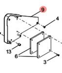  KLW-M373V-03 BRKT.,SS COVER R 